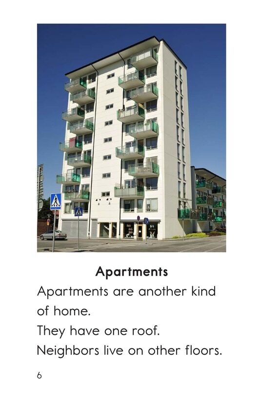 All Kinds of Homes绘本故事第5页