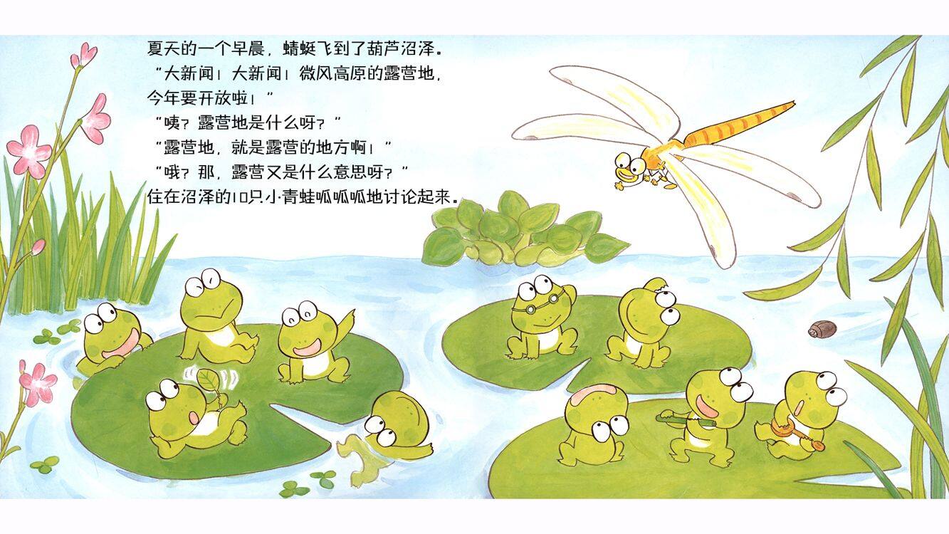 10只小青蛙去露营绘本故事第3页