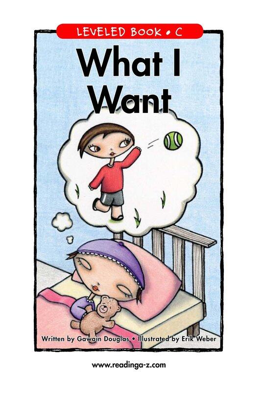 What I Want绘本故事第2页