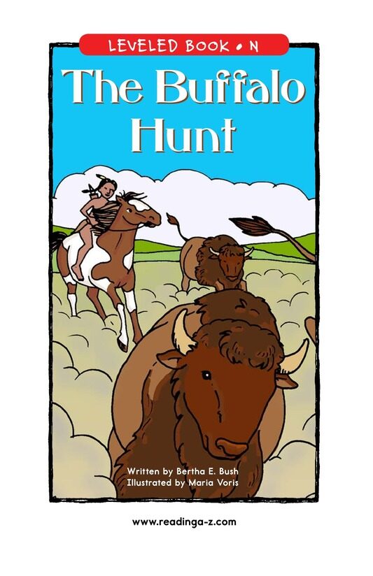 The Buffalo Hunt绘本故事第2页
