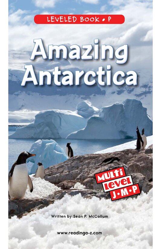 Amazing Antarctica绘本故事第2页