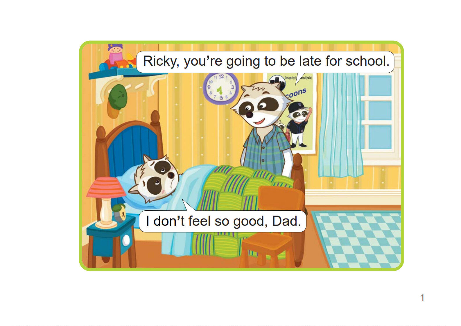 A Sick Day绘本故事第2页