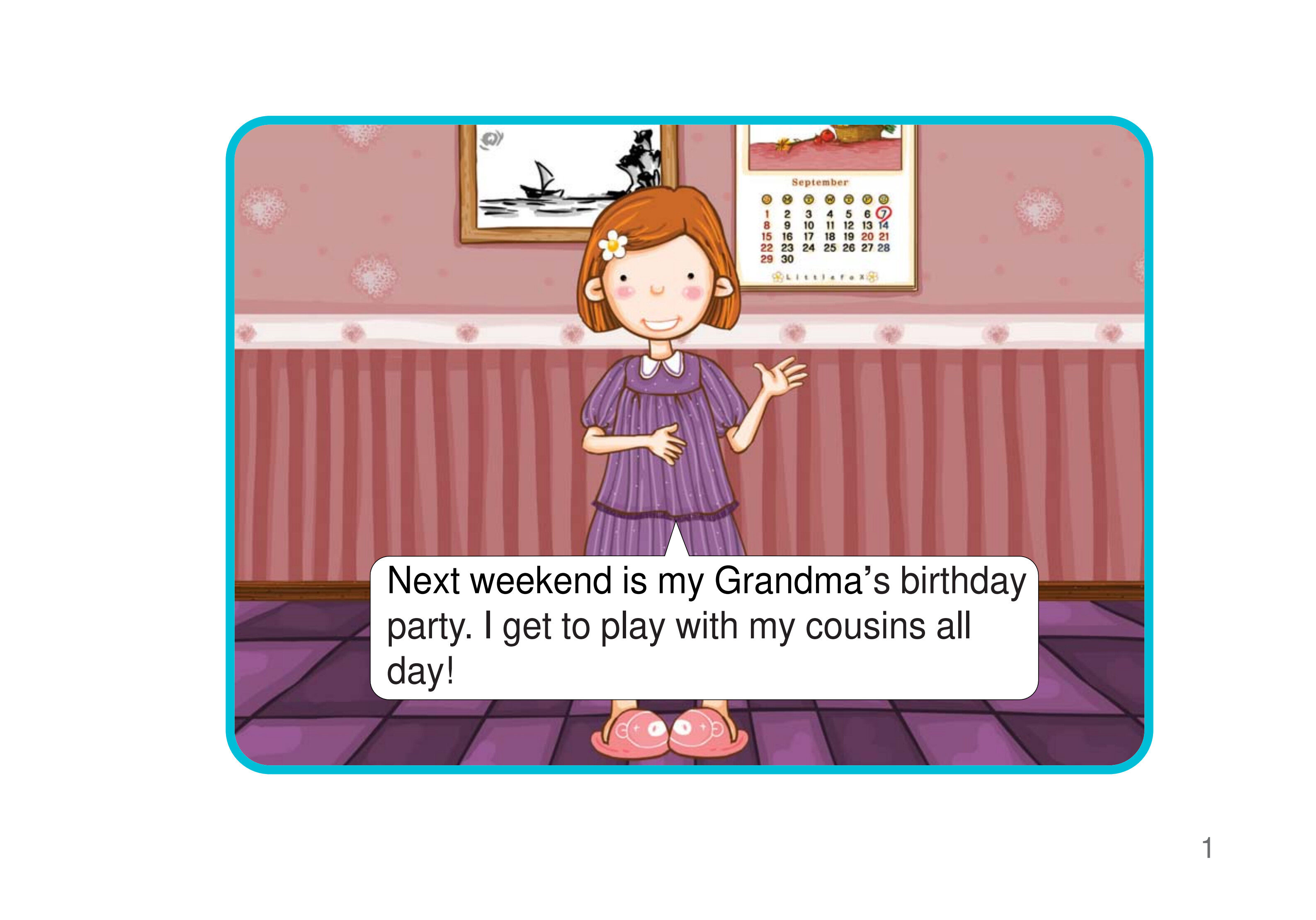 Grandma's Birthday绘本故事第2页