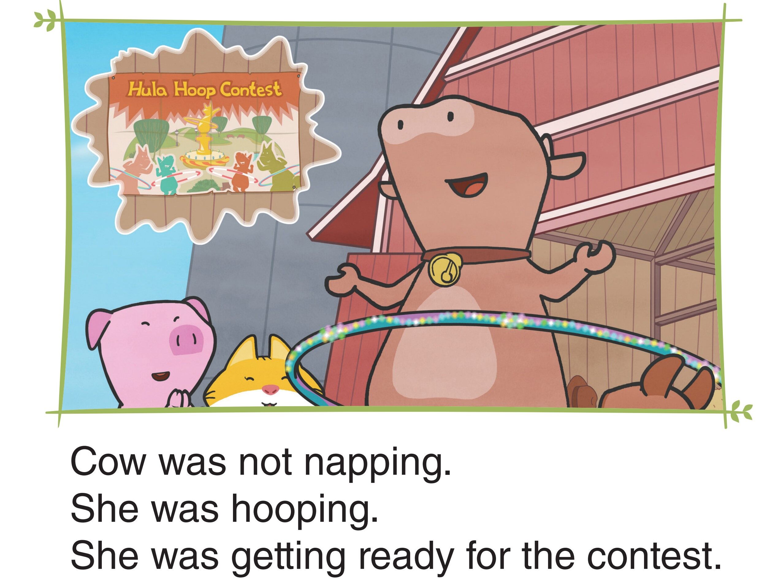 Where Is Cow's Hula Hoop?绘本故事第4页