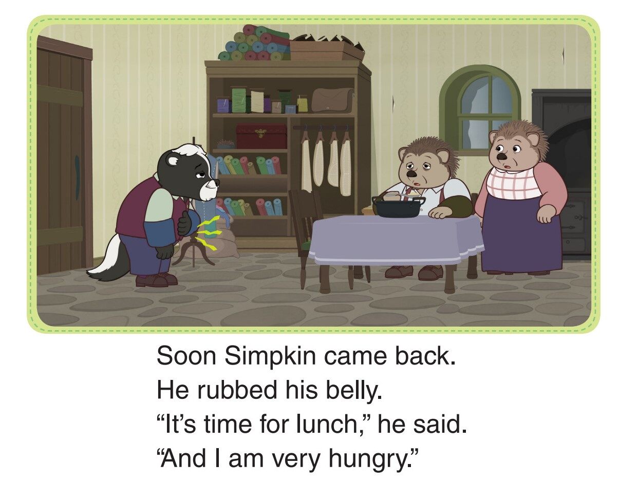 The Bunnies Help the Tailor 2_No Buttons绘本故事第5页