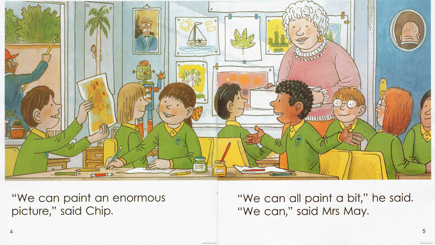 The Enormous Picture绘本故事第5页