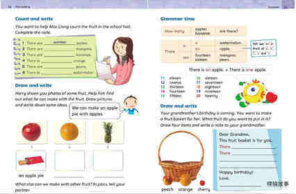 1B Unit 2 Fruit Day绘本故事第4页