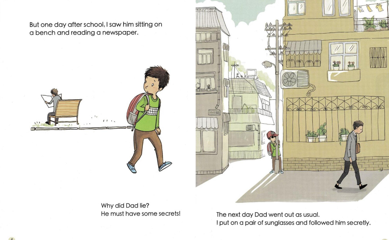 My Father’s Secret绘本故事第4页
