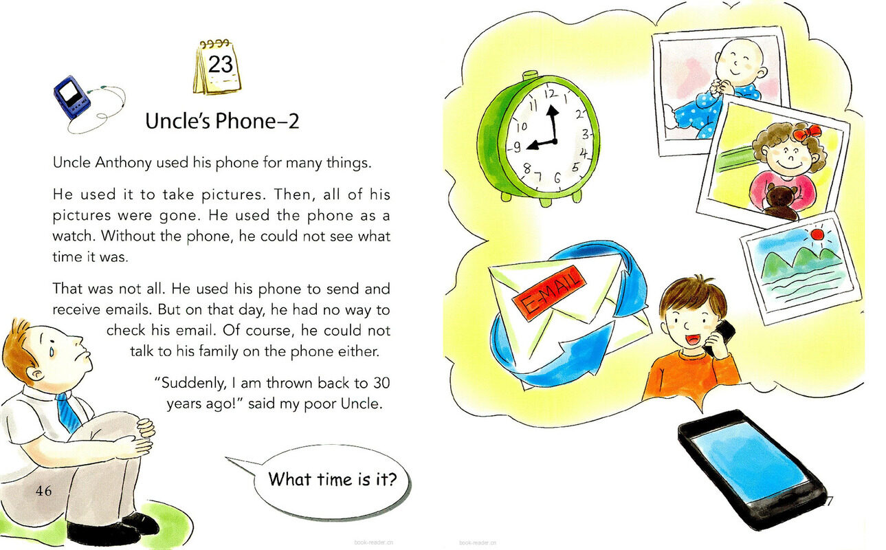 Uncle's Phone-2绘本故事第2页