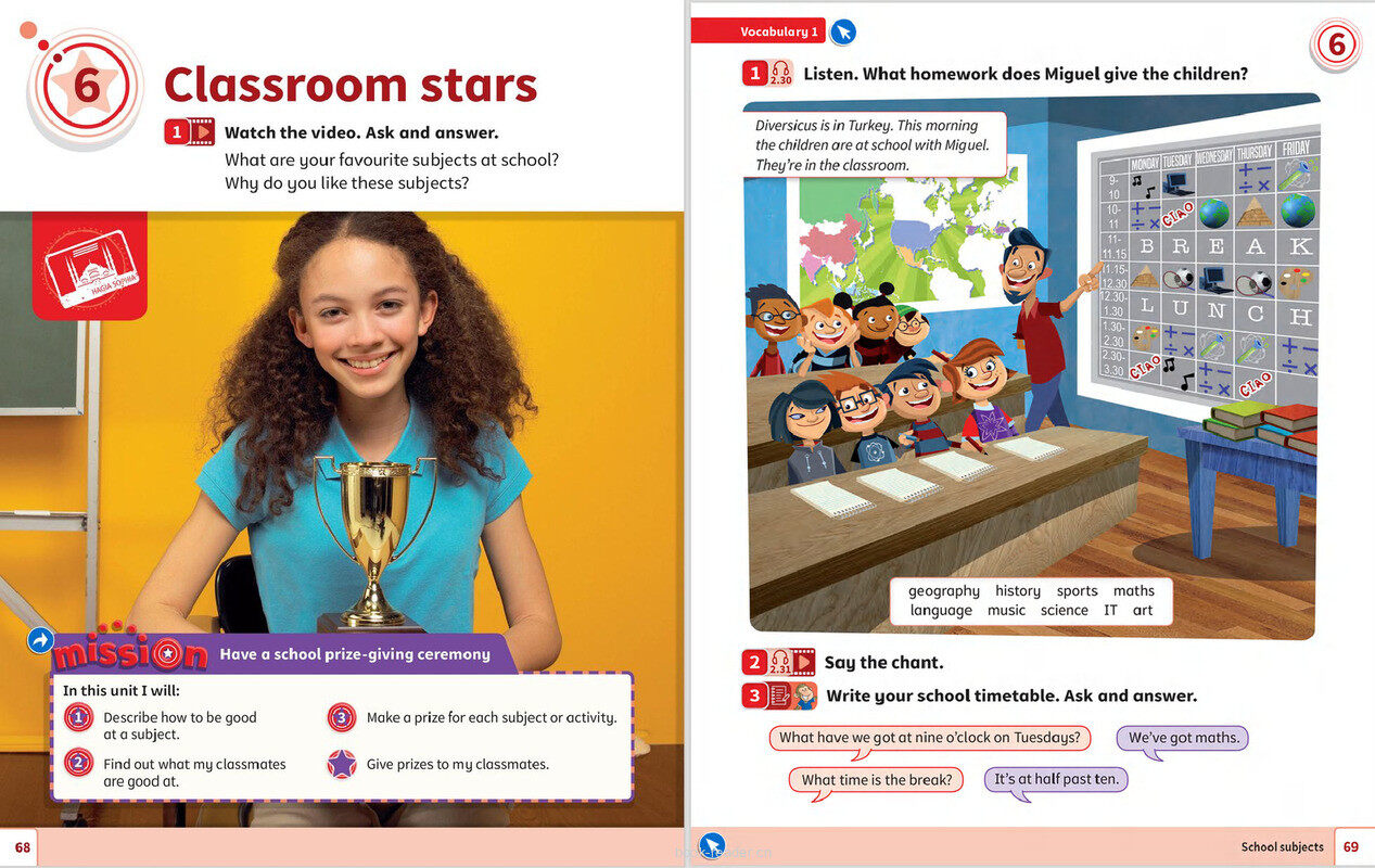 06 Classroom stars绘本故事第2页