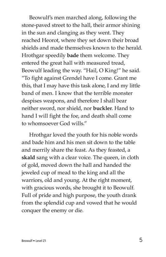 Beowulf绘本故事第5页