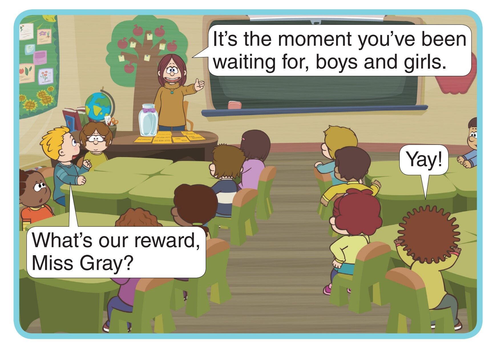 The Class Reward绘本故事第3页