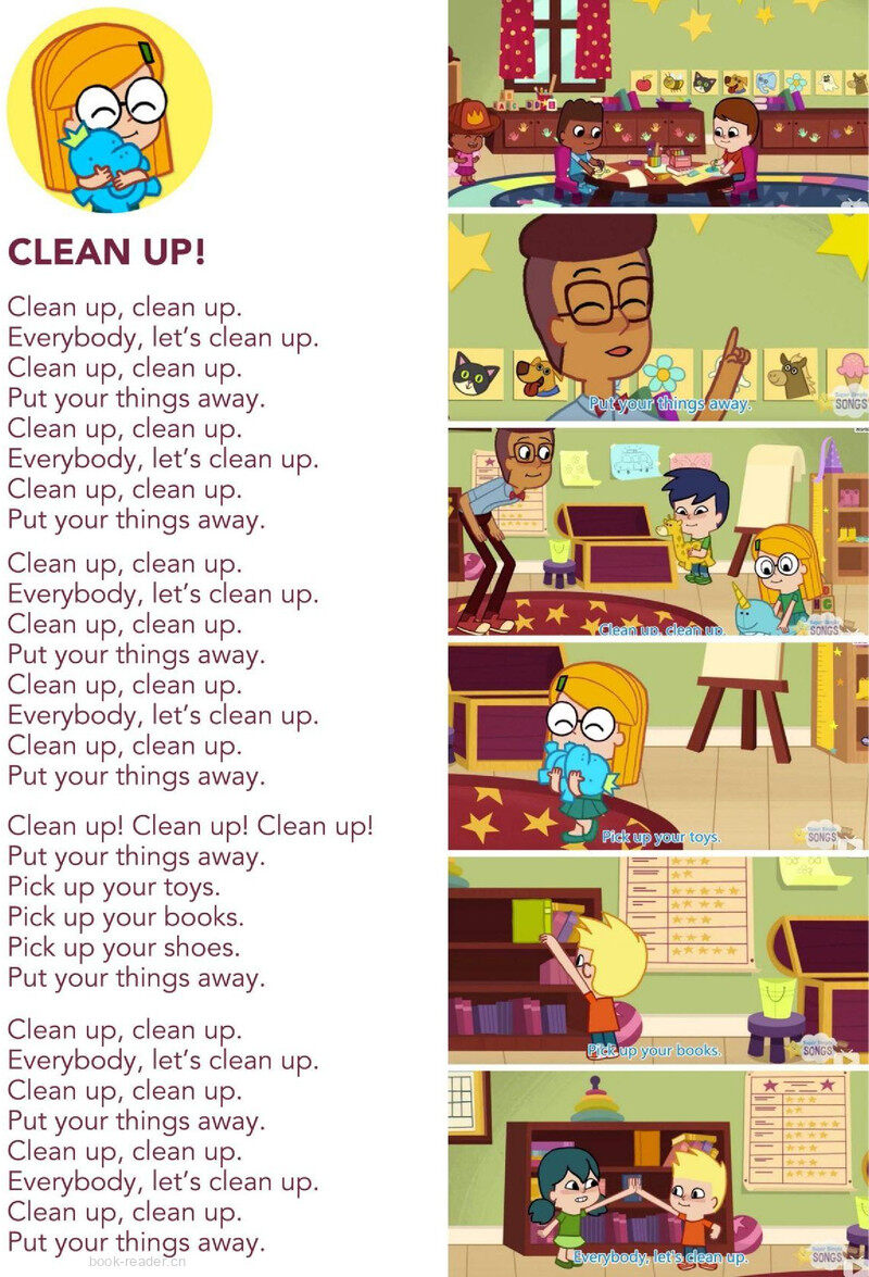 Clean Up绘本故事第2页