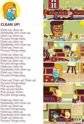 Clean Up绘本故事第2页