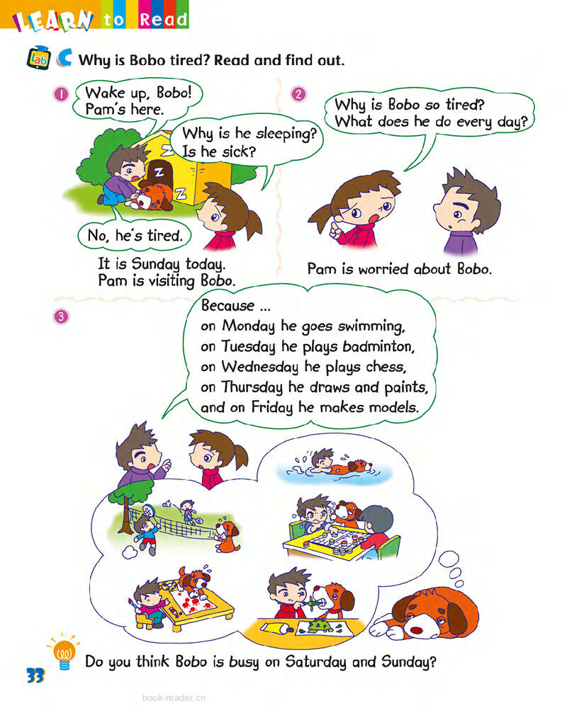 6 Activities we like绘本故事第5页