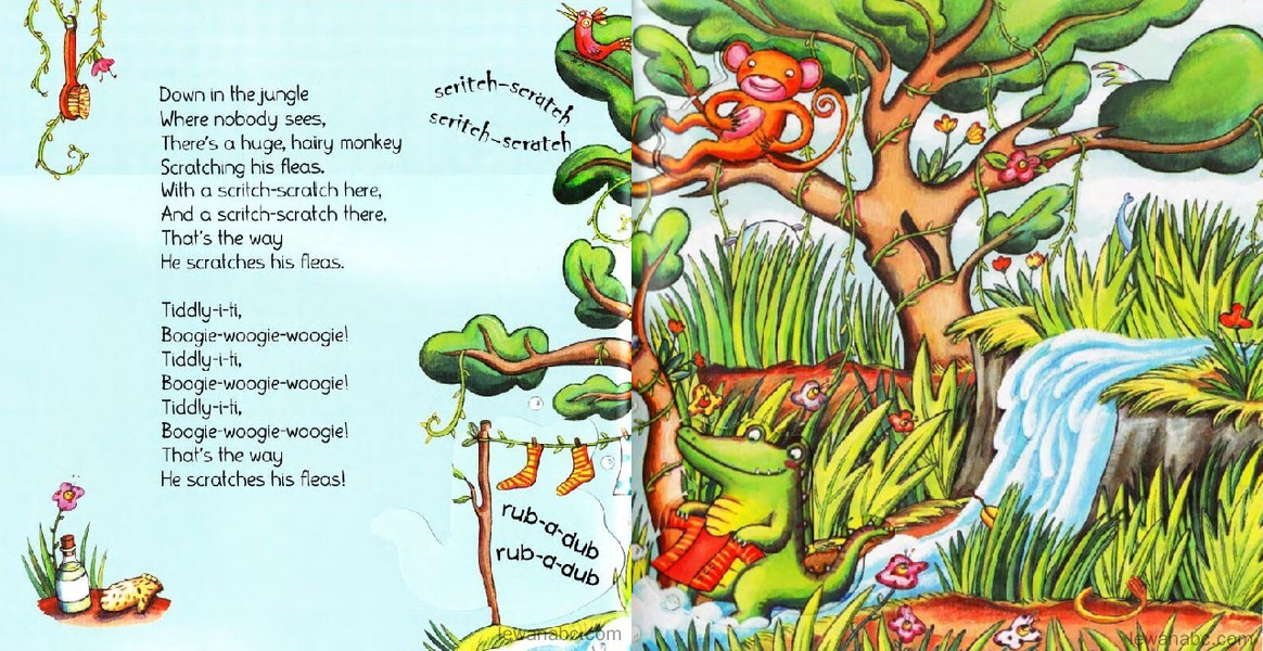 (15周)Down in the Jungle绘本故事第4页