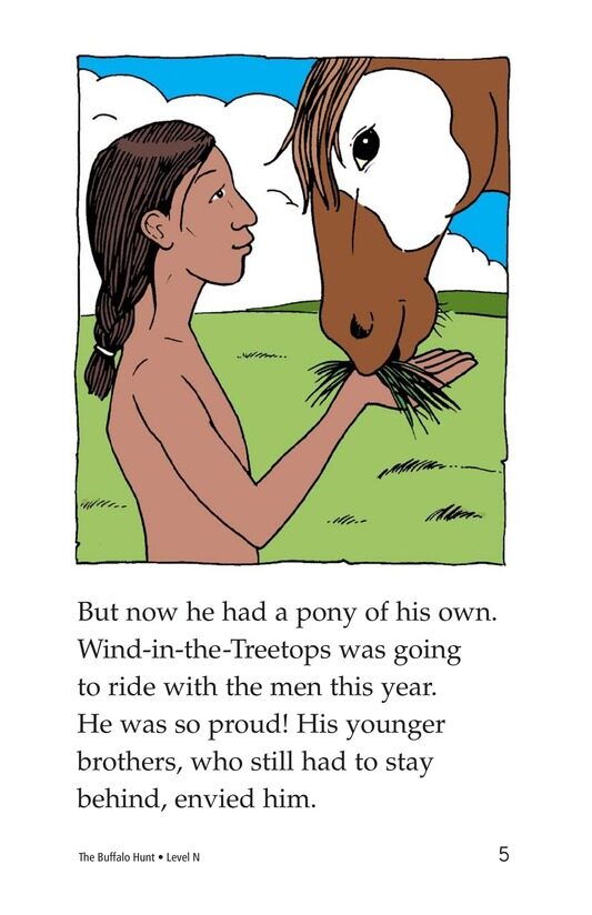 The Buffalo Hunt绘本故事第4页