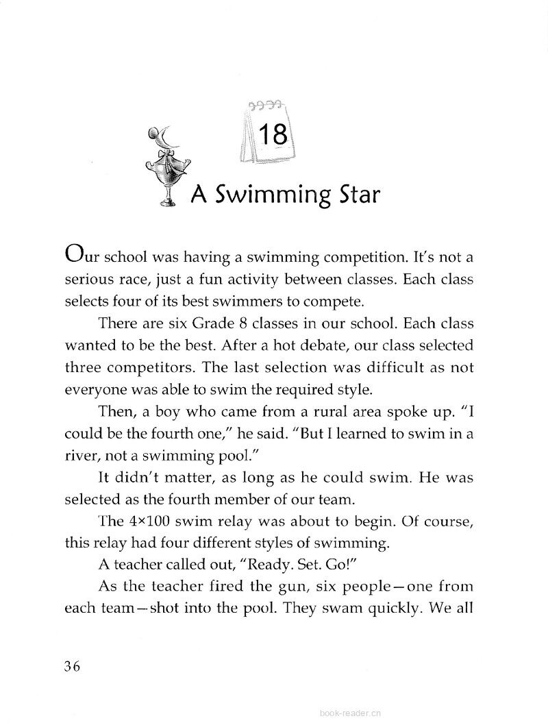 A Swimming Star绘本故事第2页