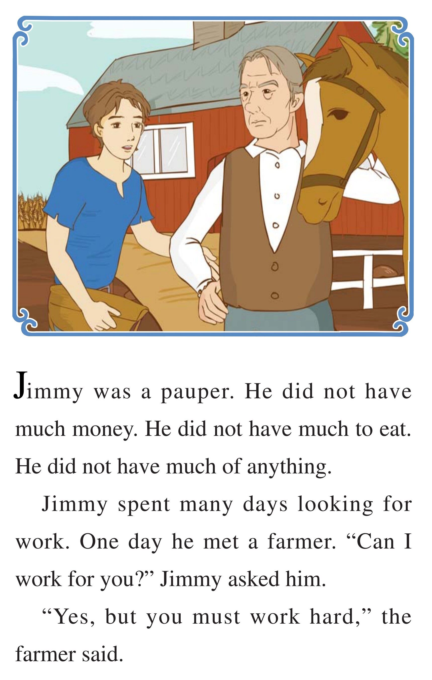 From Pauper to President绘本故事第3页