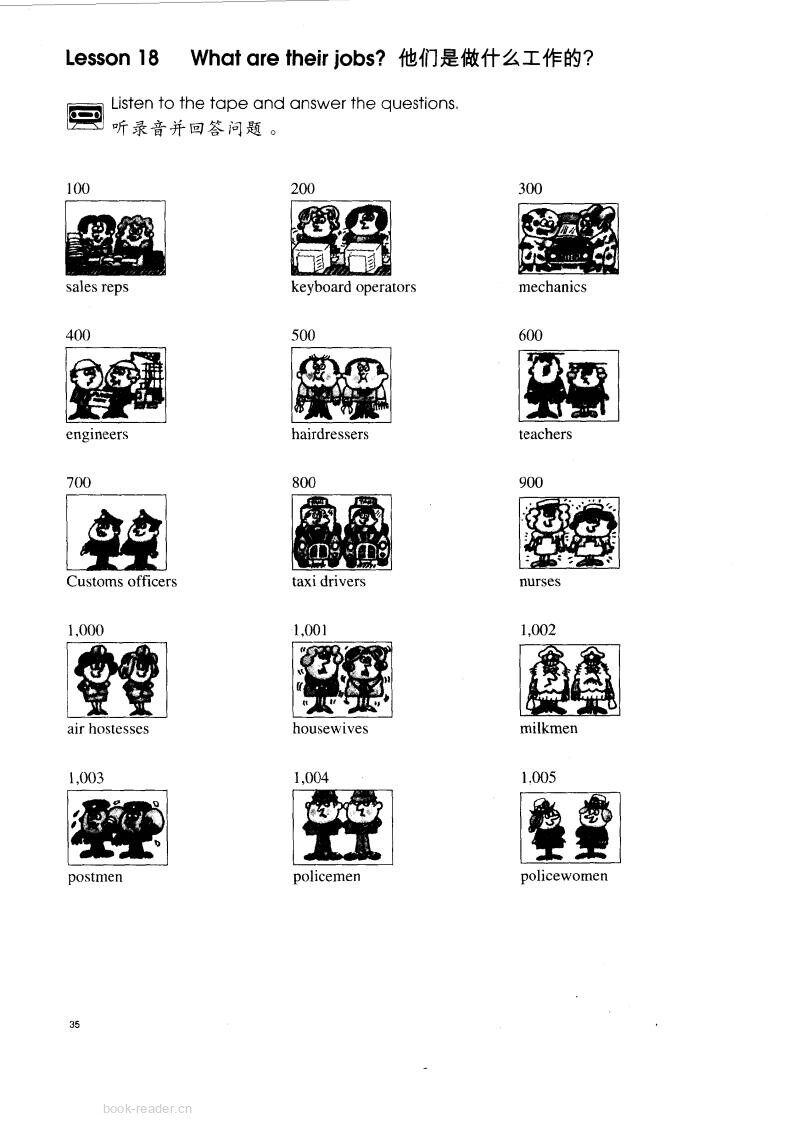 1-018 What are their jobs绘本故事第2页