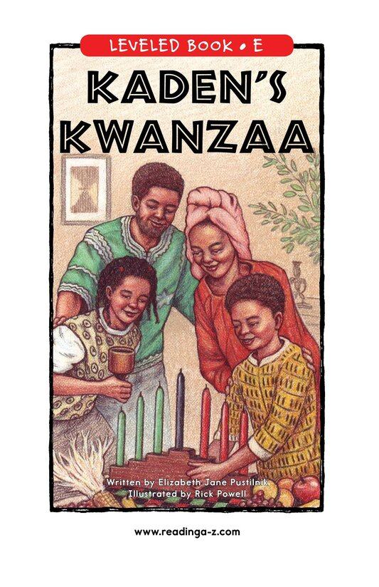 Kaden's Kwanzaa绘本故事第2页