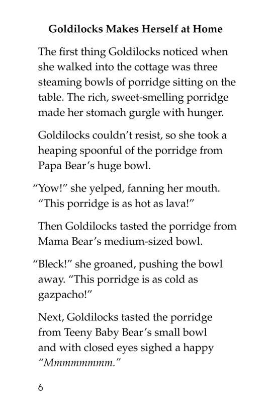 Goldilocks and the Other Three Bears绘本故事第5页