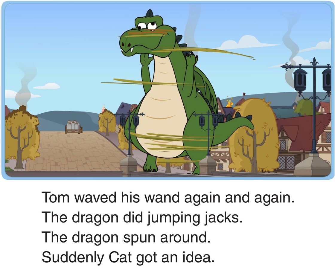 Tom and the Dragon绘本故事第5页