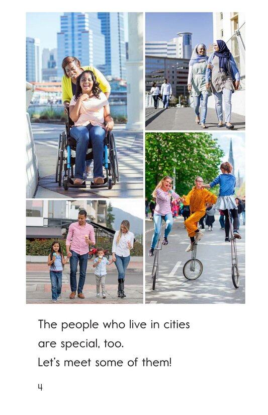 I Live in the City绘本故事第4页