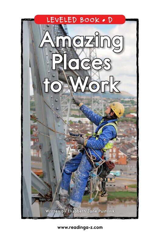 Amazing Places to Work绘本故事第2页