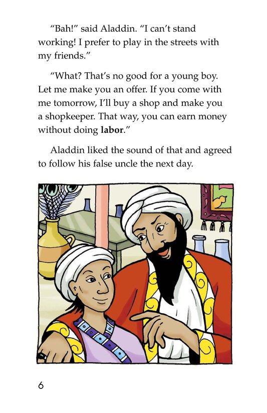 Aladdin and the Wonderful Lamp绘本故事第5页