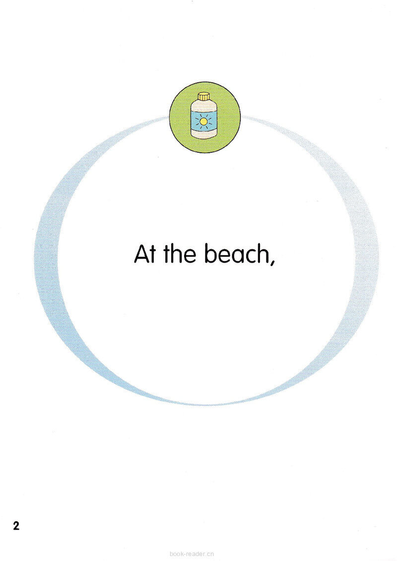 2D-At the Beach绘本故事第3页