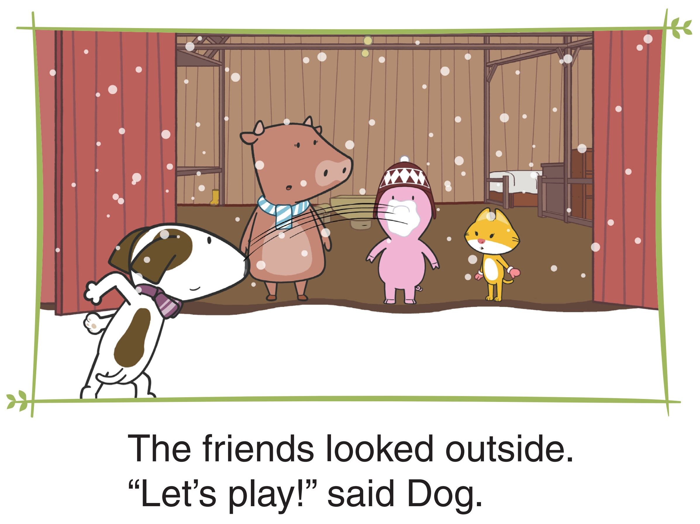 Snow!绘本故事第3页