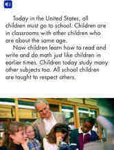 School Then and Now绘本故事第5页