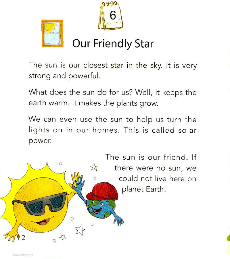 Our Friendly Star绘本故事第2页