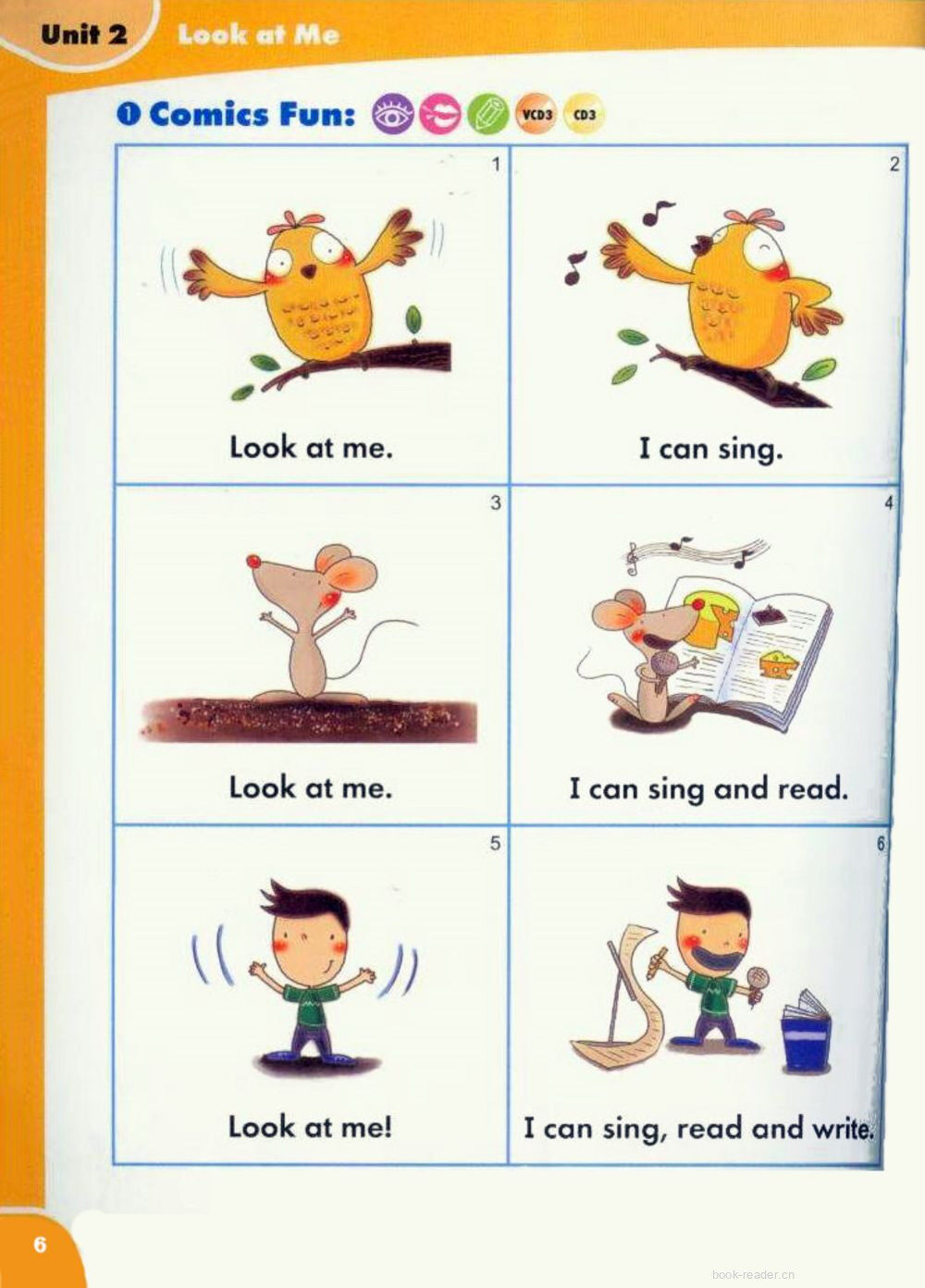 2 Look at Me绘本故事第2页