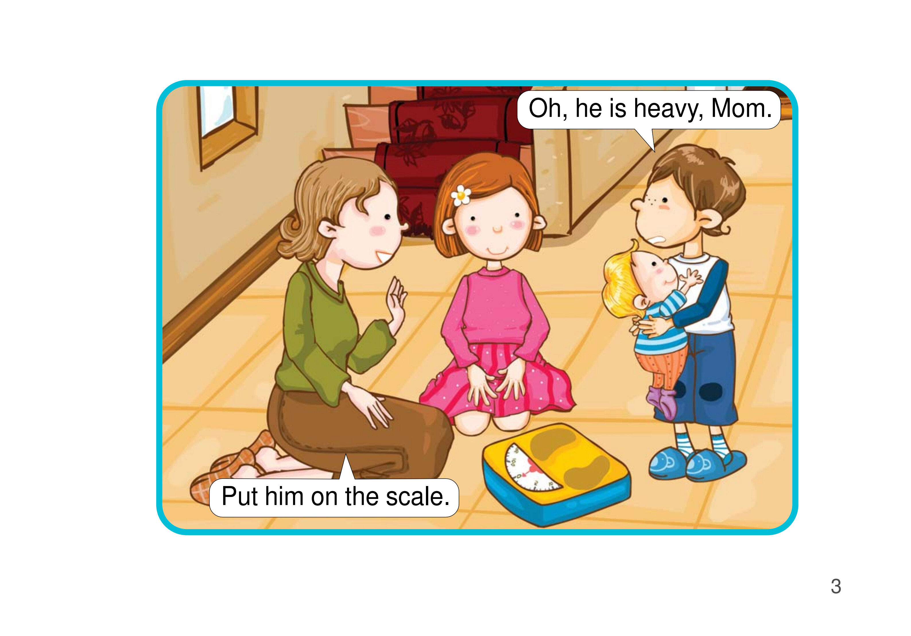 Hada Weighs 9.5 Kilograms绘本故事第4页