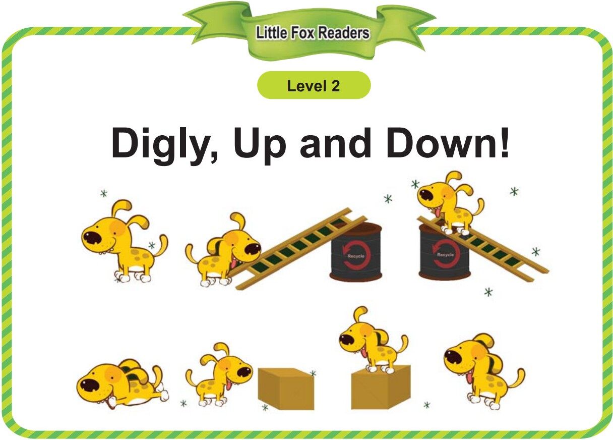Digly, Up and Down!绘本故事第2页