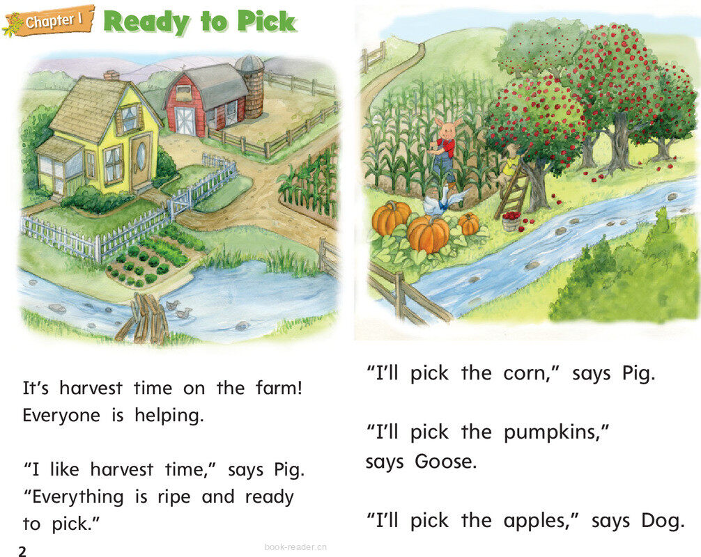 G1 Bey U1W2 Harvest time绘本故事第4页