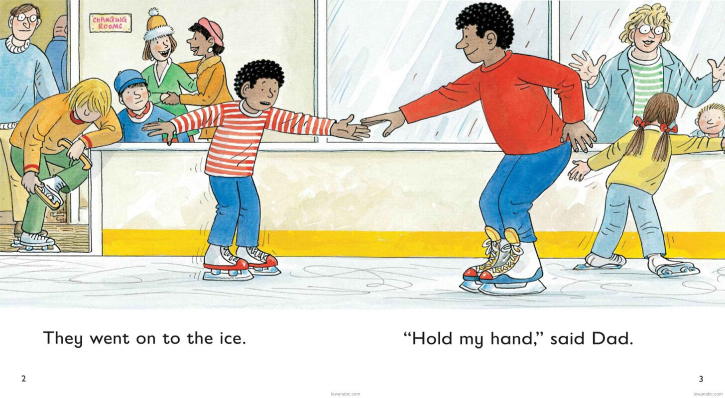 The Ice Rink绘本故事第4页