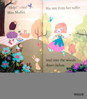 Little Miss Muffet绘本故事第5页