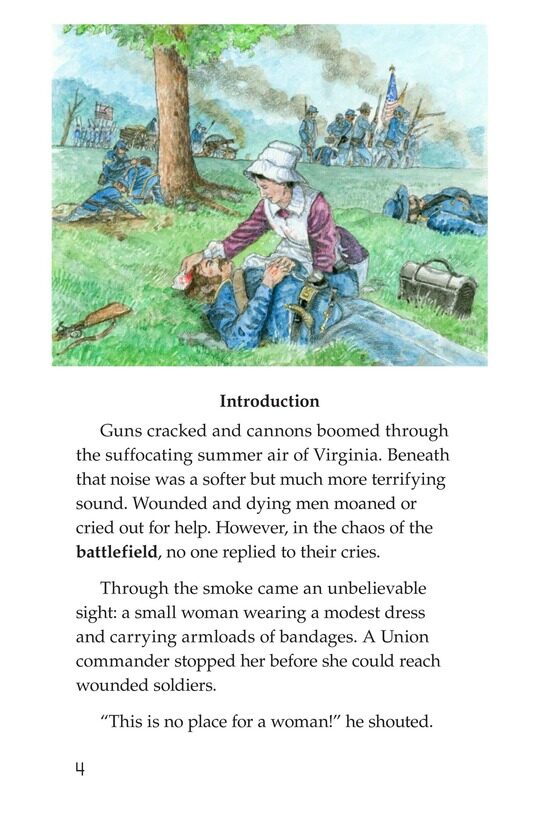 Clara Barton The Angel of the Battlefield绘本故事第3页
