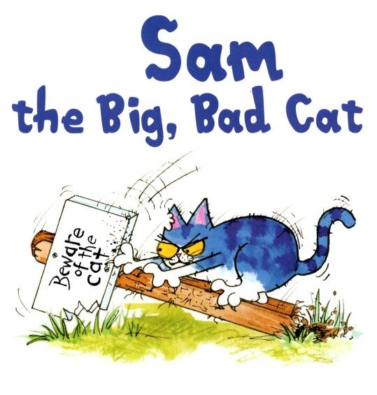Sam the Big，Bad Cat绘本故事第2页
