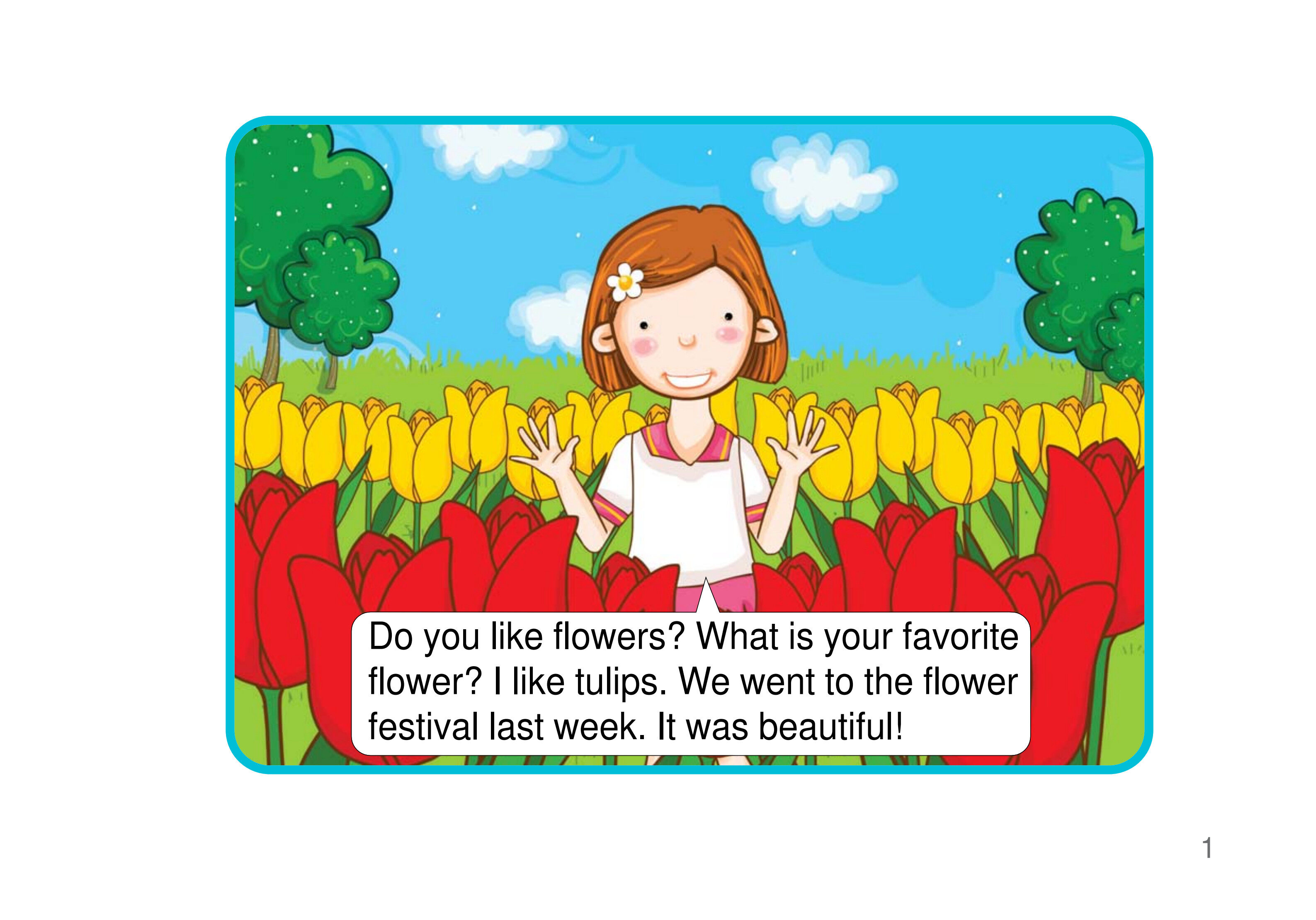 Flower Festival绘本故事第2页