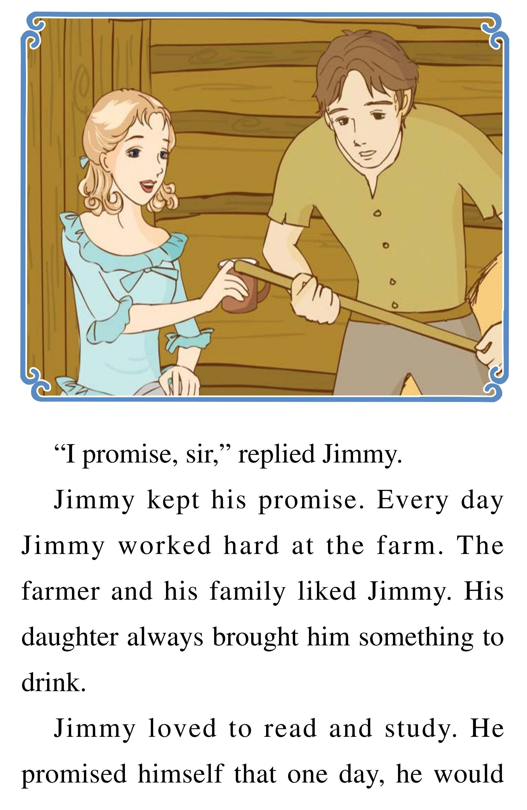 From Pauper to President绘本故事第4页