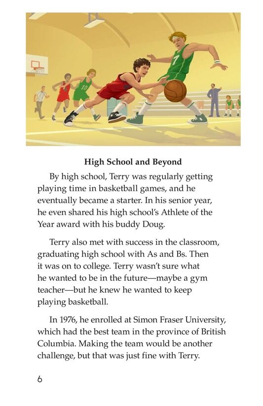 The Terry Fox Story绘本故事第5页