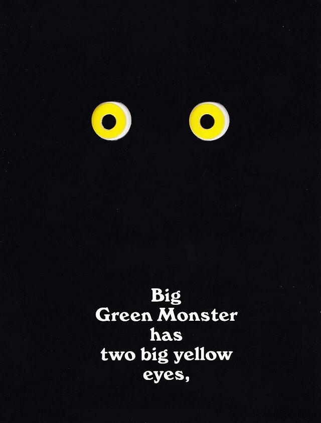 (10周)Go Away Big Green Monster!绘本故事第3页