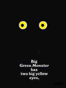 (10周)Go Away Big Green Monster!绘本故事第3页