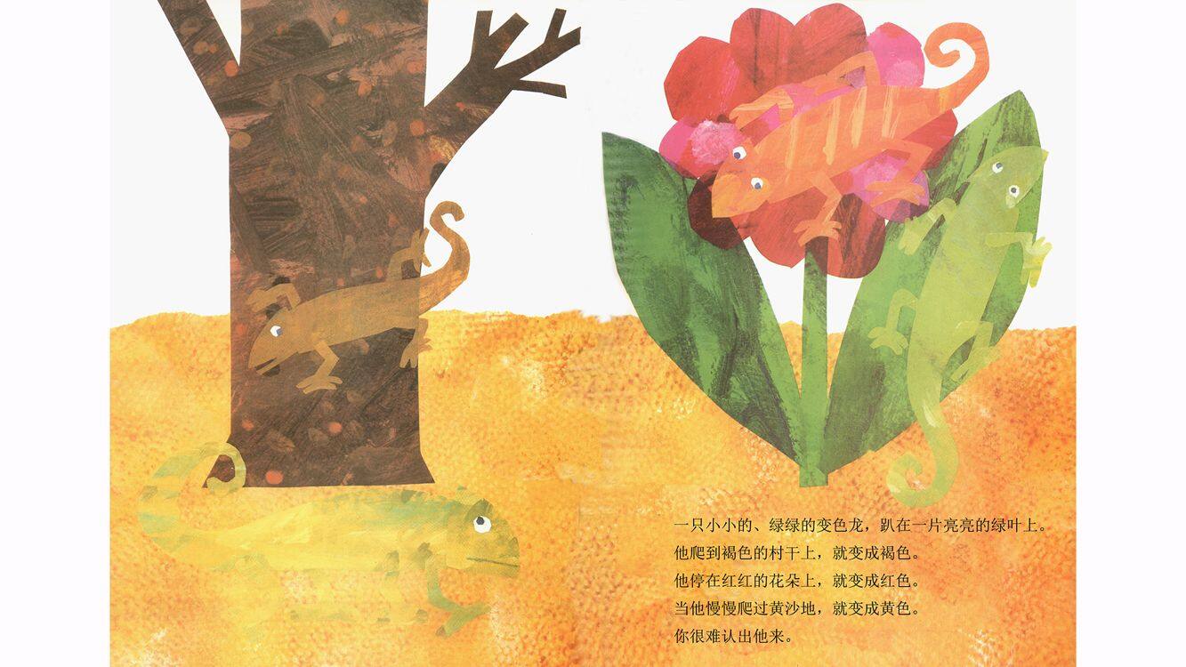拼拼凑凑的变色龙绘本故事第4页