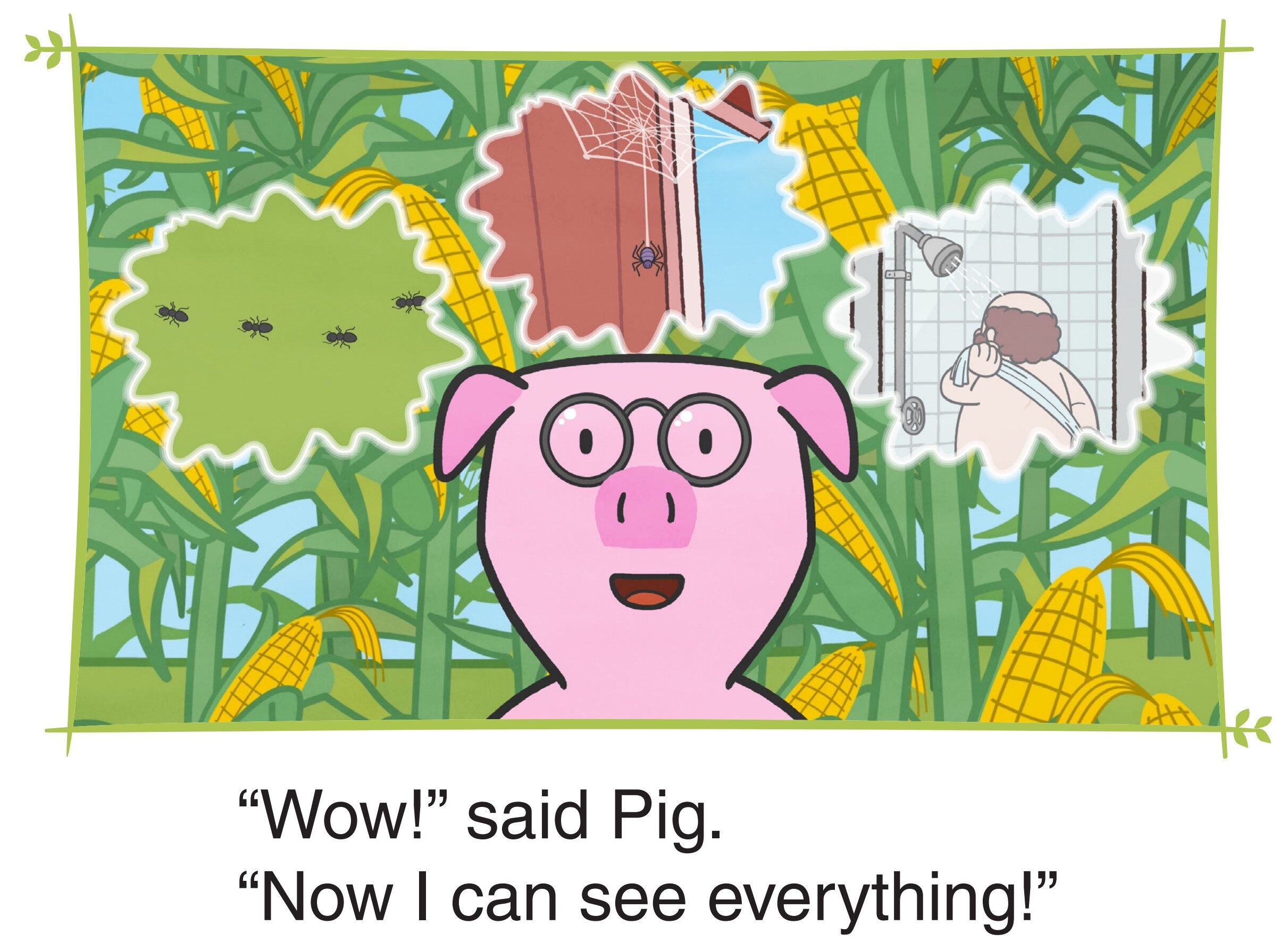 Pig Finds His Friends绘本故事第4页