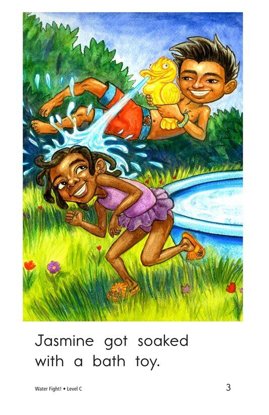 Water Fight!绘本故事第3页